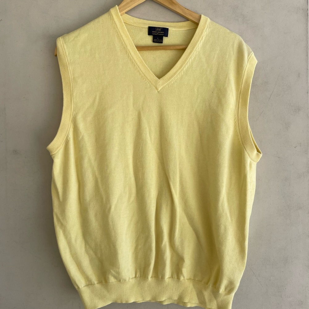 Yellow Sweater Vest